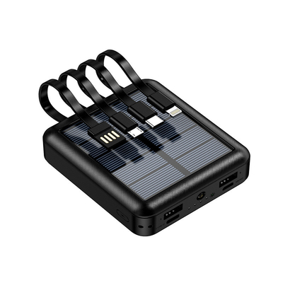 El panel solar solar del cargador 10000mah del viaje ultra delgado para el banco del poder de carga