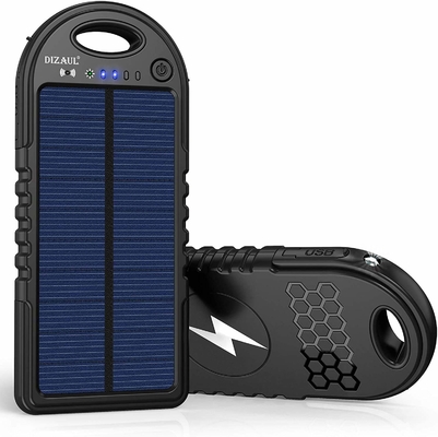 OEM energía solar del cargador del banco USB C del poder de 18W 10000mAh