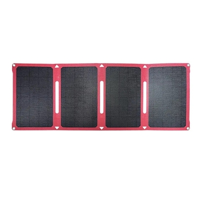 28w dobló el bolsillo flexible 12v/15v de los paneles solares de Sunpower con los equipos del poder para acampar