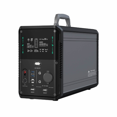 1500W Li Ion Power Station recargable para el almacenamiento al aire libre de la emergencia del viaje