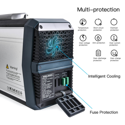 Central eléctrica móvil de UPS 500W del generador portátil de la central eléctrica que acampa con salida de la CA del USB DC