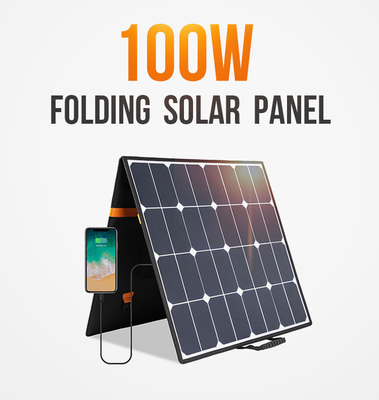 batería plegable del cargador del panel solar de 18V 32v 100w para el OEM de los barcos