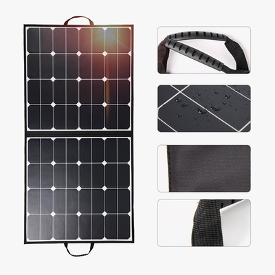 batería plegable del cargador del panel solar de 18V 32v 100w para el OEM de los barcos