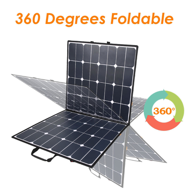 cargador plegable 32v del panel solar de 100 w para la central eléctrica al aire libre