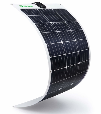 El panel solar monocristalino Bendable solar fino flexible 100w de los paneles 12v 24V