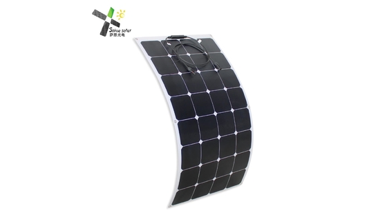 módulo solar monocristalino flexible fino de los paneles solares de 12V 110W para el barco del coche