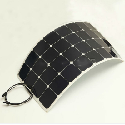 módulo solar monocristalino flexible fino de los paneles solares de 12V 110W para el barco del coche