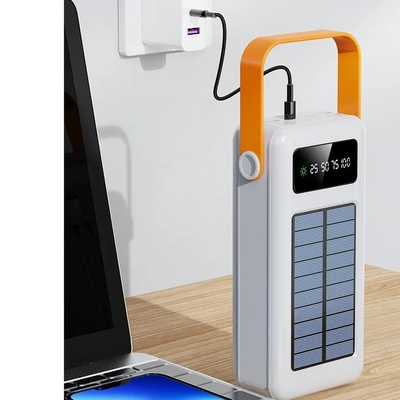 banco de la energía solar de 30000mAh 100000mAh 120000 Mah Solar Charger Detachable Cable con el acollador