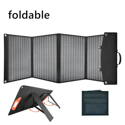 El panel plegable de la célula solar del panel solar 100W 18v 5 del doblez flexible para al aire libre casero