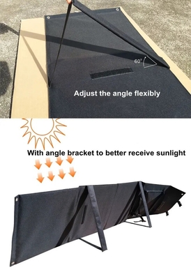 el panel solar plegable de 18V 100w para el sistema solar del panel solar que acampa