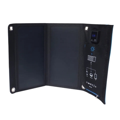 Los paneles solares plegables portátiles mini 15W USB de la prenda impermeable para la batería para teléfono de la célula