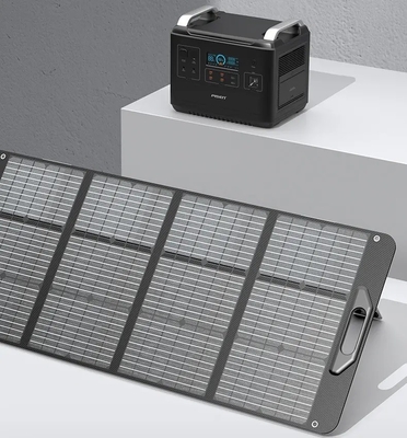 Negro completo impermeable de carga flexible plegable del panel solar de Mini Outdoor 100w