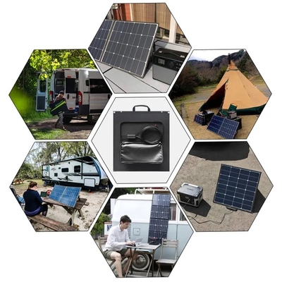120w portátil que dobla la mono laminación de las células solares ETFE del panel solar