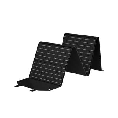 El panel solar plegable portátil flexible negro 100w para el cargador/acampar del ordenador portátil al aire libre