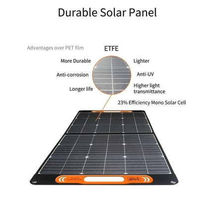 100w - el panel solar plegable 300w que dobla el panel solar para el generador de la central eléctrica