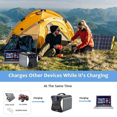 Generador de energía solar portátil de 220V fuera de la red Lifepo4 Batería 1000W