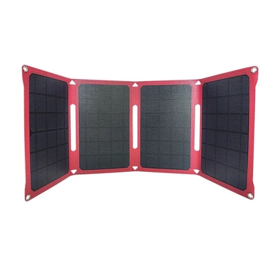28w dobló el bolsillo flexible 12v/15v de los paneles solares de Sunpower con los equipos del poder para acampar