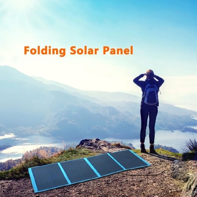 móvil plegable al aire libre de la célula del sistema del panel solar de 120W 300W 600W que carga para el hogar