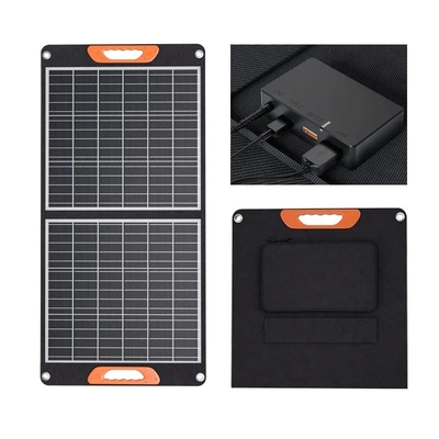 60W 100W 150W paneles solares plegables portátiles 200W para acampar al aire libre