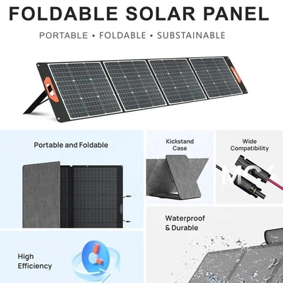 Nuevos equipos solares plegables portátiles altos de la caravana del panel solar 100W 200W del carport de la eficacia que acampan 120w con salidas del USB