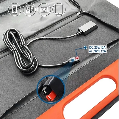 Nuevos equipos solares plegables portátiles altos de la caravana del panel solar 100W 200W del carport de la eficacia que acampan 120w con salidas del USB