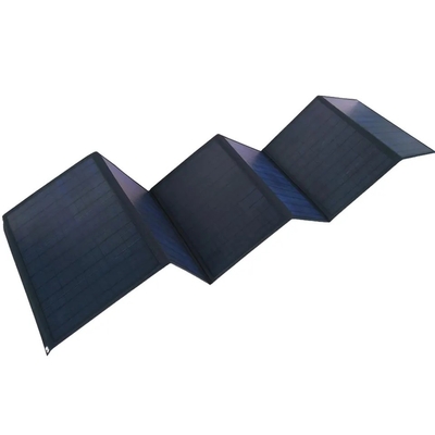 Panel solar portátil de energía solar 6 plegado ETFE 60W cargador de energía de bolso plegable