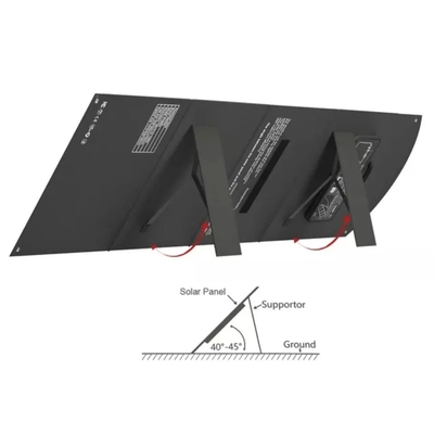 Prenda impermeable plegable 21W 40W 60W 80W 120W 200W de los paneles solares de la eficacia alta