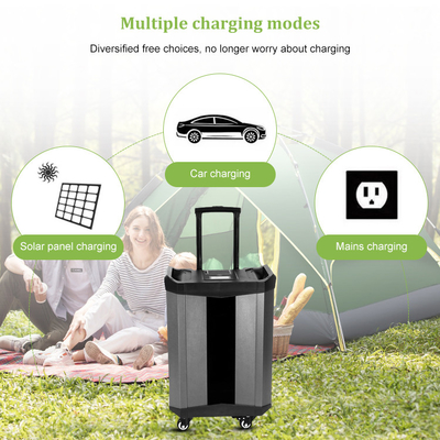batería portátil del generador LiFePO4 de la central eléctrica de la emergencia 2500Wh