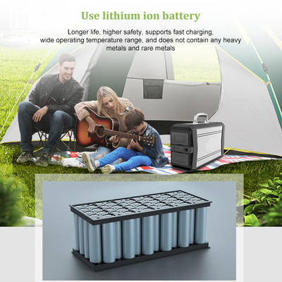 Batería de litio del sistema de generador portátil de la central eléctrica de la rejilla 500wh