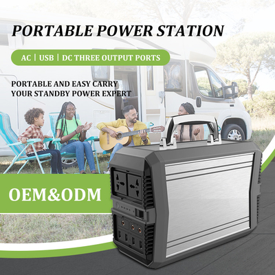 Onda sinusoidal pura solar portátil al aire libre de la CA del sistema de generador de la emergencia 300W 96000mAh