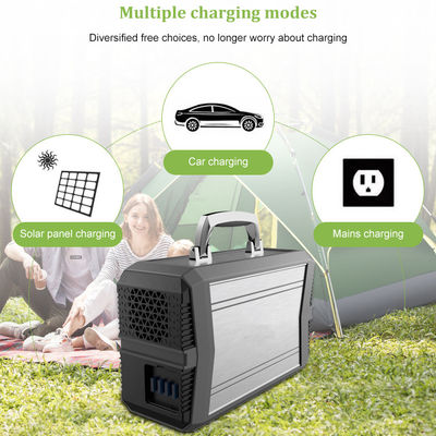 Onda sinusoidal pura solar portátil al aire libre de la CA del sistema de generador de la emergencia 300W 96000mAh