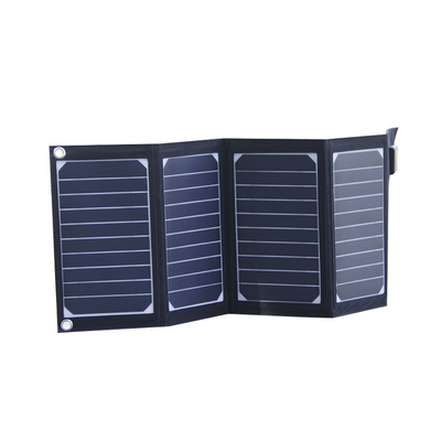 Cargador plegable solar del panel solar del cargador 20w con prenda impermeable de la salida del Usb 2