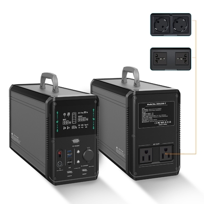 equipos portátiles de 1380Wh 3000W Mini Solar Panel Generator System