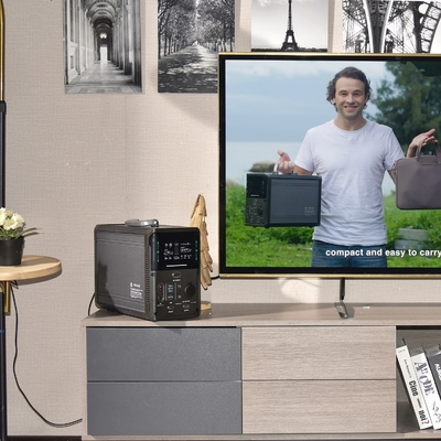 1380Wh carga rápida portátil del generador USB-C de la central eléctrica de la emergencia del hogar rv