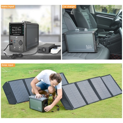 equipos portátiles de 1380Wh 3000W Mini Solar Panel Generator System