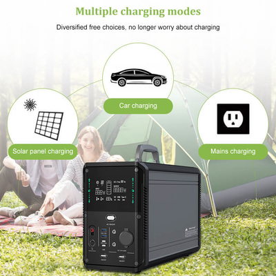 generador solar al aire libre portátil de 1500w 1380Wh para la fuente casera del estado de excepción que acampa