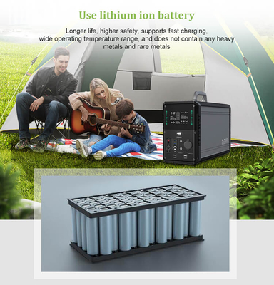 copia de seguridad portátil solar de la fuente de alimentación del generador solar de 1380Wh Lifepo4