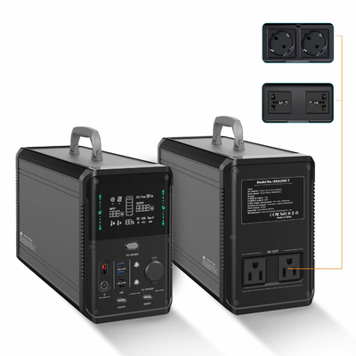 copia de seguridad portátil solar de la fuente de alimentación del generador solar de 1380Wh Lifepo4