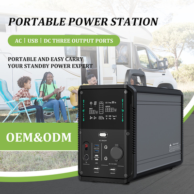 Central eléctrica solar portátil del generador de 1kw Lifepo4 220v 110v