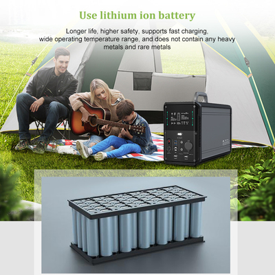 Central eléctrica solar portátil del generador de 1kw Lifepo4 220v 110v