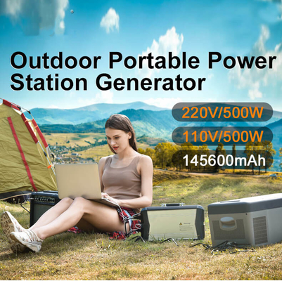 Todos en un inversor de la rejilla Li Ion Power Station Solar Generator 500W