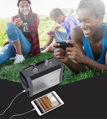 Generador portátil recargable de la central eléctrica de la CA de la batería de litio para la emergencia 300W del coche