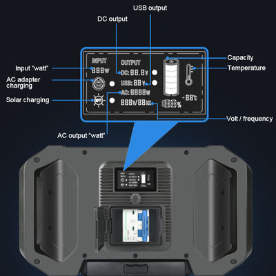 Poder más elevado Mini Generator accionado solar recargable 4000W con salida de la CA