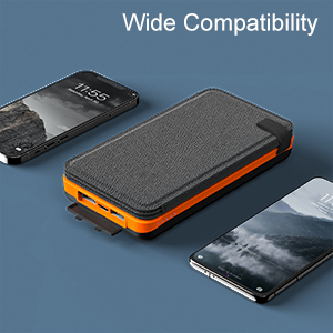 El panel energía solar del cargador del banco del poder del OEM 25000mAh 6W para el teléfono móvil 3