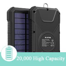Cargador energía solar inalámbrico portátil 18W QC3.0 del banco del poder con 4 salidas 2
