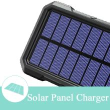 Cargador energía solar inalámbrico portátil 18W QC3.0 del banco del poder con 4 salidas 3